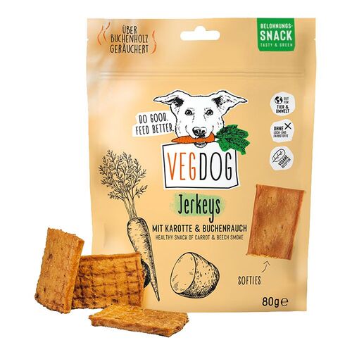 VegDog Jerkeys, 80 g, VEGDOG