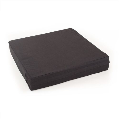 MANDIR Kissen quadratisch (groß), black, 1 Stk., bodhi
