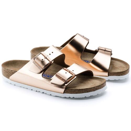 Birkenstock Arizona SFB metallic kupfer schmale Weite, 1 Pck., BIRKENSTOCK