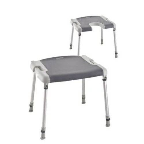 INVACARE Duschhocker Sorrento mit Hygieneausschnitt und Soft-touch Oberfläche, 1 Stk., Invacare