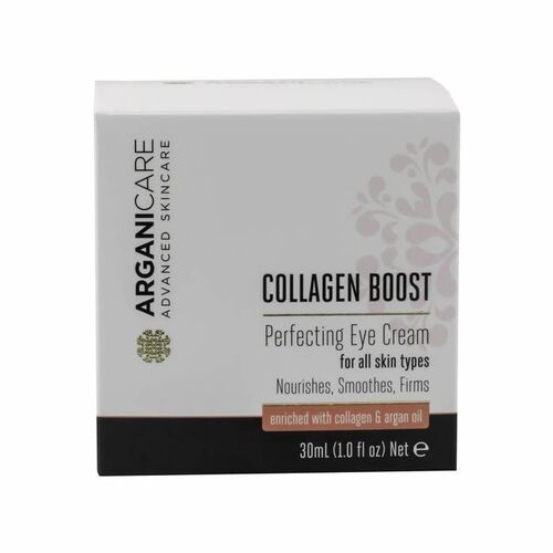 Arganicare - Anti-Falten-Creme für die Augenpartie - Alle Hauttypen - Collagen, 30 ml, Arganicare