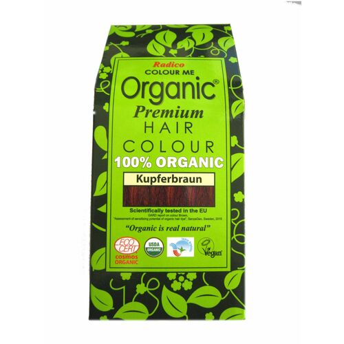 Radico Colour Me Organic Pflanzenhaarfarbe Kupferbraun 100 g, 100 g, Radico