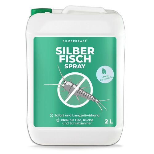 SILBERKRAFT Silberfischspray, 2000 ml, Silberkraft