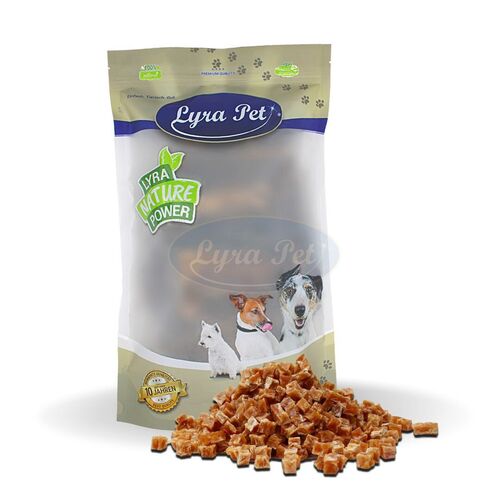Lyra Pet® Hühnerfleischwürfel mit Fisch, 1 kg, Lyra Pet