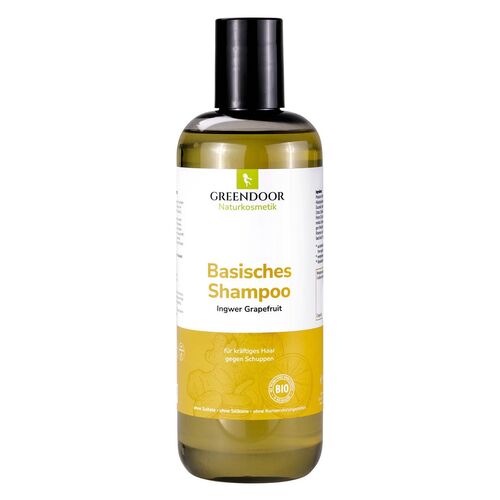 GREENDOOR Basisches Shampoo XL Ingwer Grapefruit, 500 ml, GREENDOOR