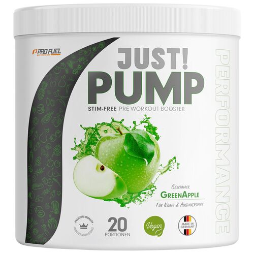 ProFuel - JUST! PUMP Pre-Workout-Booster ohne Koffein, 440 g, ProFuel