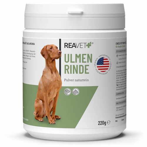 Ulmenrinde naturrein - ReaVET 220 g Pulver, 220 G, ReaVET