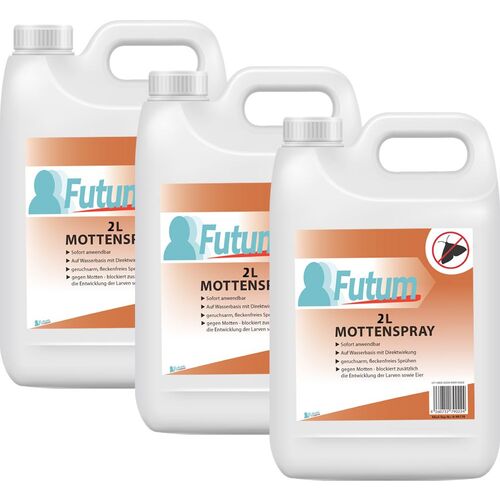 FUTUM Mottenspray, 3x2 l, FUTUM