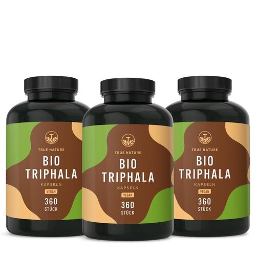 TRUE NATURE® Bio Triphala Kapseln, 3x360 Stk., True Nature