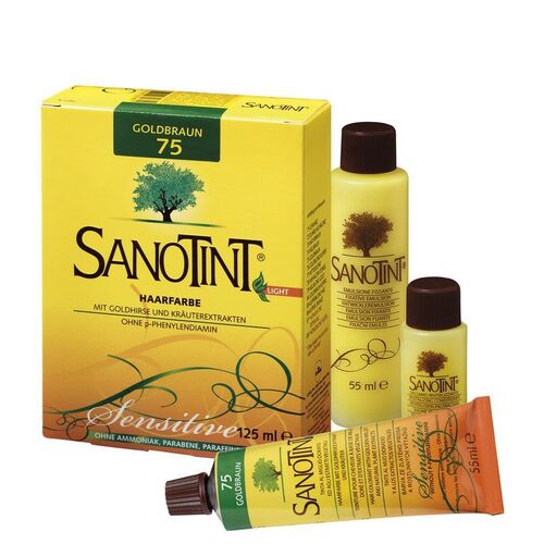 Sanotint Haarfarbe Light 75 Goldbraun, 125 ml, Sanotint