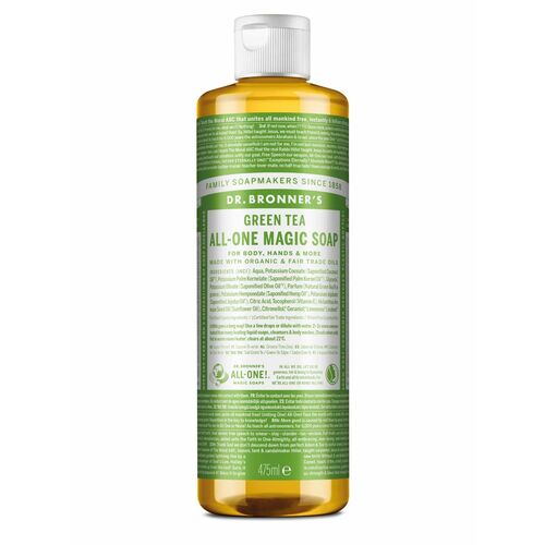 Dr. Bronner's Fl&uuml;ssigseife Gr&uuml;ner Tee, 475 ml, Dr. Bronner's