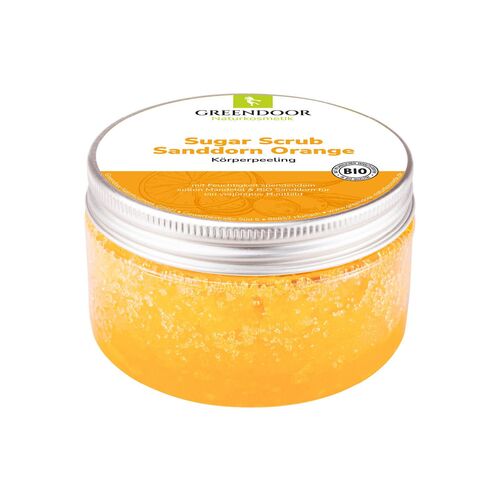 GREENDOOR Sugar Scrub Sanddorn Orange, 230 g, GREENDOOR