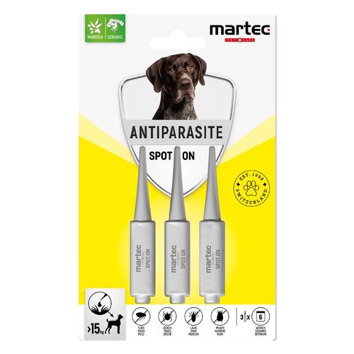 Marec Pet Care Spot On für Hunde über 15 Kg 9 ml Pipetten, 9 ML, Martec PET CARE