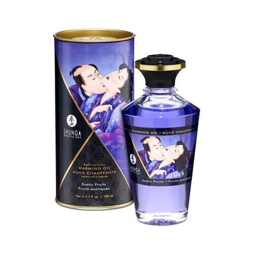 Shunga - Massageöl mit Aroma exotic Fruits, 100 ml, Shunga