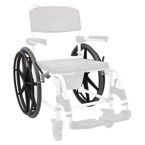 Mobilex 24" Räder Montageset für Toilettenrollstuhl "Kakadu", 1 Stk., MOBILEX