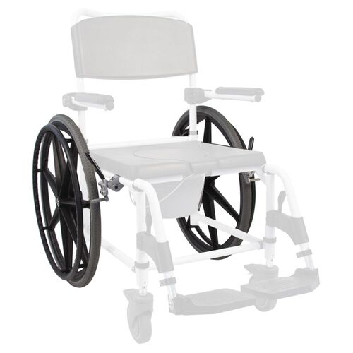 Mobilex 24" Räder Montageset für Toilettenrollstuhl "Kakadu", 1 st, MOBILEX