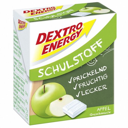 Dextro Energy Schulstoff Apfel 50 g, 50 G, DEXTRO ENERGY