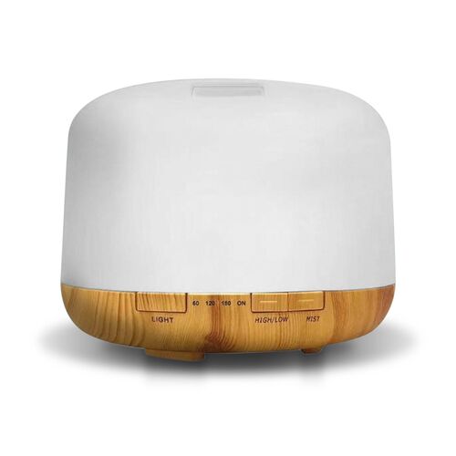 Dr Botanicals Aroma Diffuser with Wood Grain Base 1 ET, 1 ET, Dr. Botanicals