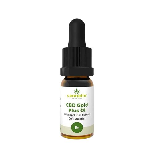 Cannalin - CBD Breitspektrum Gold Plus - THC Frei - 5%, 10 ml, Cannalin