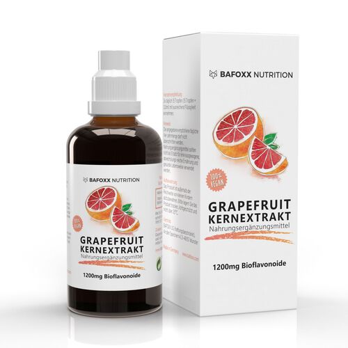 Bafoxx Nutrition® Grapefruitkernextrakt Tropfen mit Vitamin C 100 ml, 100 ML, BAFOXX Nutrition®