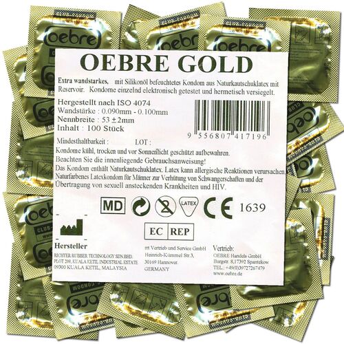 Oebre CLUB-Condom *Gold*, 100 Stk., Oebre