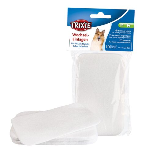 Slip Wechseleinlagen für Hündinnen - Passend zum Hundeslip Trixie - 40 - 49 cm Taillenumfang, 20 Stk., Trixie