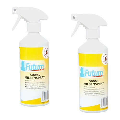 Futum Milben-Spray, 2x500 ml, FUTUM