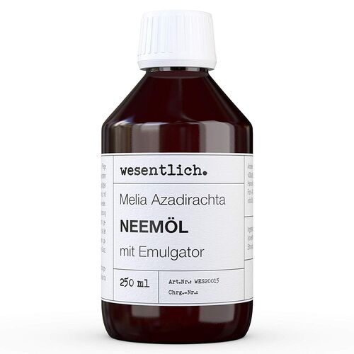 Neemöl mit Emulgator von wesentlich., 250 ml, wesentlich.