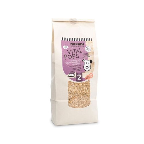 napani Bio-Basisfutter "Vital Pops" für Hunde mit Amaranth und Quinoa, 450 g, Napani