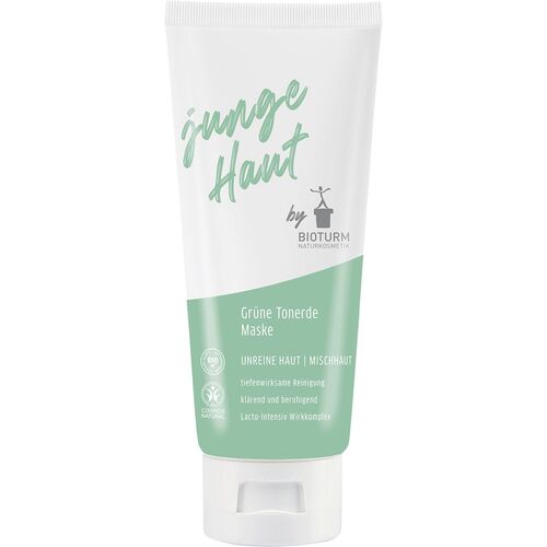 Bioturm Naturkosmetik Grüne Tonerde Maske junge Haut 100 ml, 100 ml, BIOTURM
