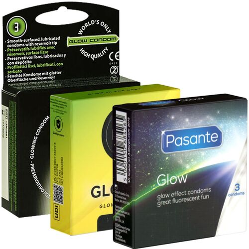 Kondomotheke® Glow Mix Nr.1, 9 Stk., Kondomotheke