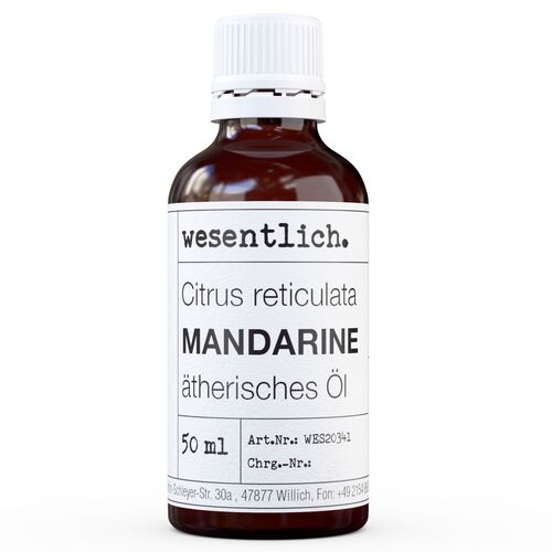 Mandarine - ätherisches Öl von wesentlich., 50 ml, wesentlich.