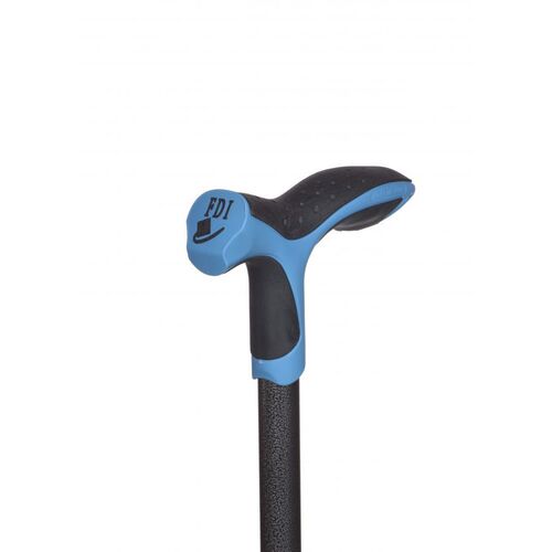 Aluminium Gehstock FDI SOFT STEP blau, 1 Stk., Antar