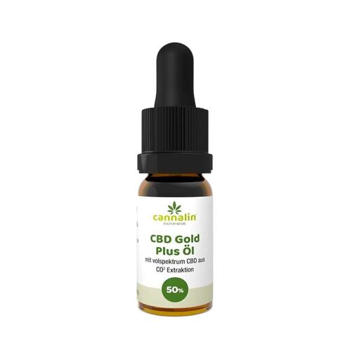 Cannalin - CBD Breitspektrum Gold Plus - THC Frei - 50%, 10 ml, Cannalin