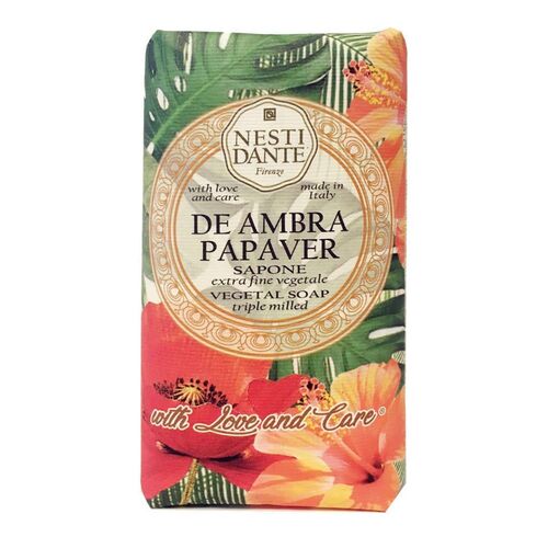 Nesti Dante Seife With Love & Care - De Ambra Papaver, 250 g, Nesti Dante Firenze