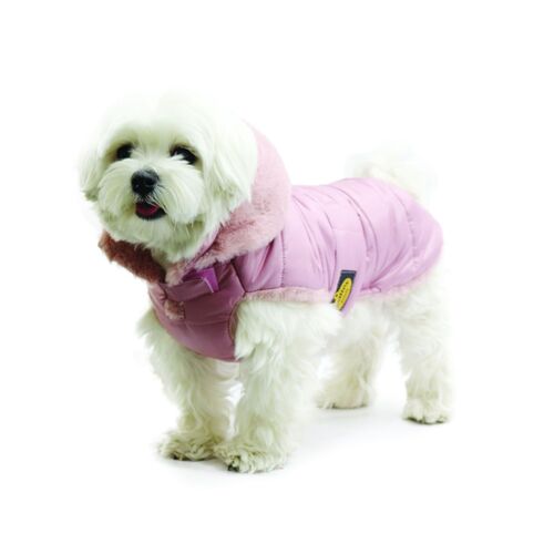 Fashion Dog Hunde-Steppmantel für Malteser - Rosa - 39 cm, 1 Stk., Fashion Dog