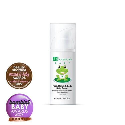 Dr Botanicals Face , Hands & Body Baby Cream, 50 ml, Dr. Botanicals