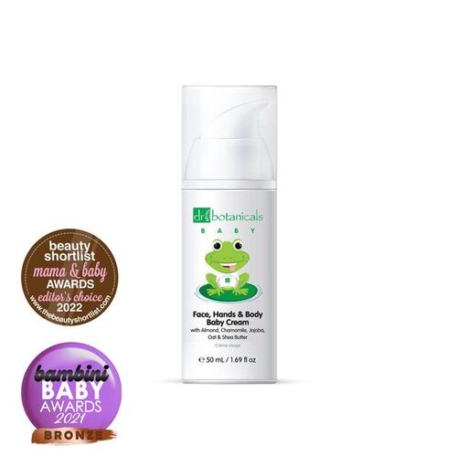 Dr Botanicals Face , Hands & Body Baby Cream 50 ml, 50 ML, Dr. Botanicals