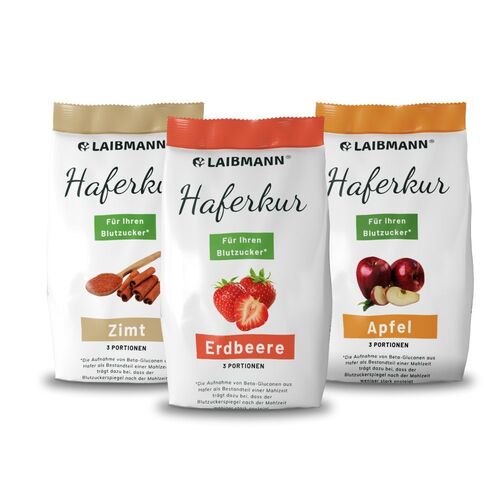 Laibmann's Haferkur-Probierpaket, 3x255 g, Laibmann