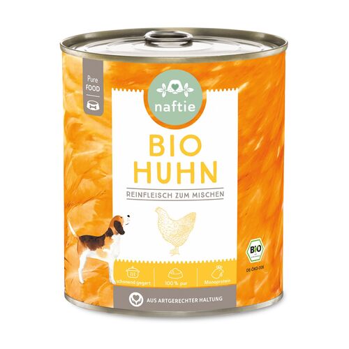 naftie 100% Bio-Huhn, 800 g, naftie