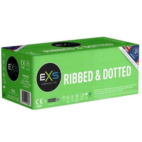 EXS *Ribbed & Dotted*, 144 Stk., EXS Condoms