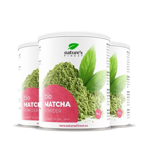Nature's Finest Matcha Pulver Bio, 3x70 g, nature’s Finest