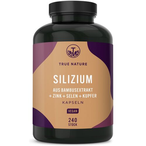 TRUE NATURE® Silizium Kapseln - Aus Bambusextrakt, 240 st, True Nature