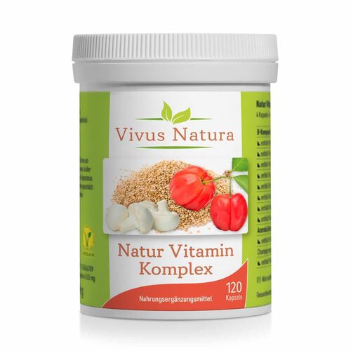 Vivus Natura Natur Vitamin Komplex Kapseln, 120 Stk., Vivus Natura