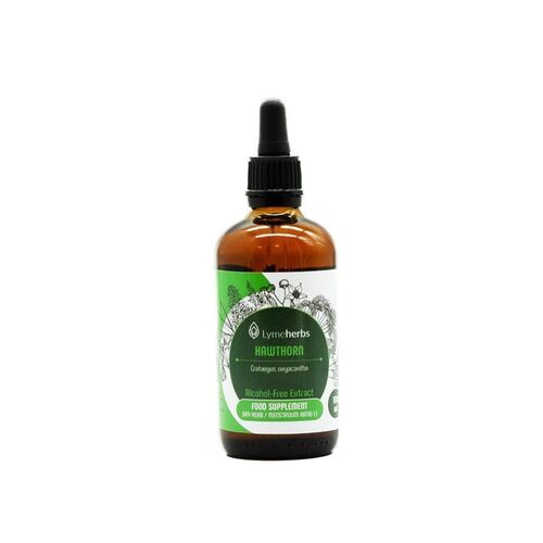 Lymeherbs Weißdorn (Hawthorn Berries), alkoholfreier Extrakt 1:1, 100 ml, Lymeherbs