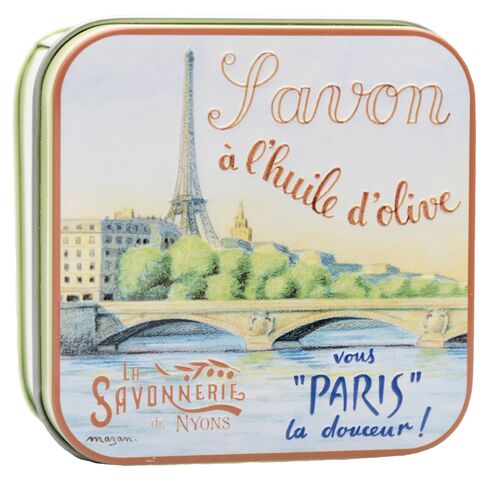 La Savonnerie de Nyons - Metallbox mit Seife "Seine", 155 g, La Savonnerie de Nyons