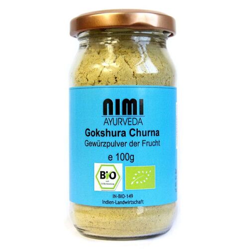 Nimi - Gokshura Churna, Tribulus terrestris Pulver Bio, 100 g, Nimi