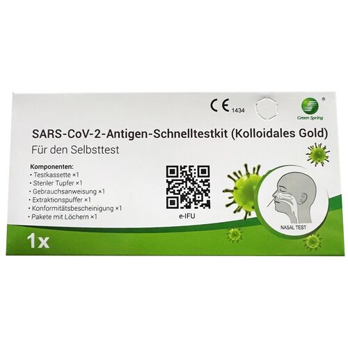 Green Spring COVID-19 Antigen Laientest (20 Stück), 20 st, Green Spring