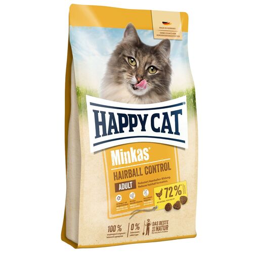 Happy cat Minkas Hairball Control Geflügel, 4 kg, Happy Cat