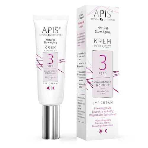 Apis Natural Slow Aging, Augencreme Schritt 3 15 ml, 15 ML, Apis Natural Cosmetics